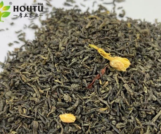Chinese Chunmee Excellent Jasmine Green Tea only use new flower